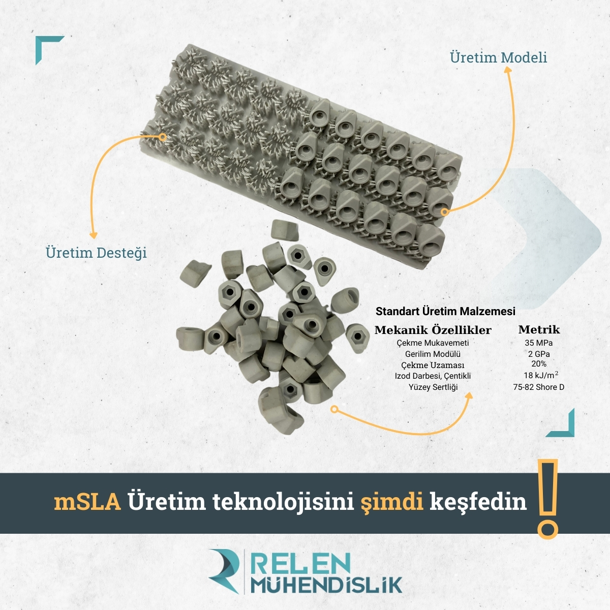 Eklemeli imalat teknolojileriyle | Seri üretime yatkınlık!