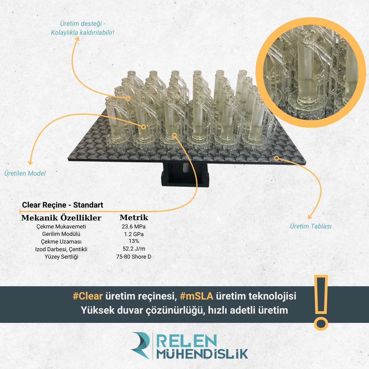 Eklemeli imalat teknolojileriyle | Seri üretime yatkınlık!